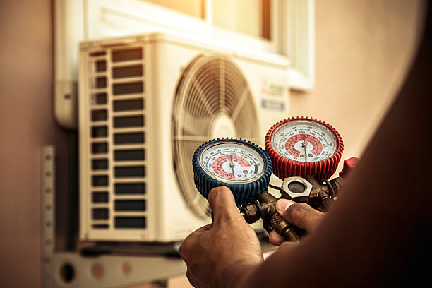 Professional Air Conditioning Service technician working in Belton, SC